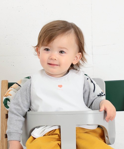 こども ビームス プリント お食事エプロン マグ 哺乳瓶 お食事グッズ こども ビームス コドモビームス のファッション通販 Zozotown