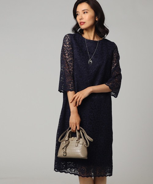 セール Untitled アンタイトル のファッション ワンピース Untitled アンタイトル のワンピース フラワー総レースワンピース 153 19 02 をセール価格で購入できます Untitled ワンピース ドレス フラワー総レースワンピース ワンピース 日本製