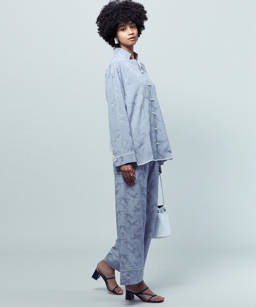 【美品】メゾンスペシャル ジャガード イージーパンツ ワイド MAISON SPECIAL（メゾンスペシャル）の「ジャガードイージーワイド