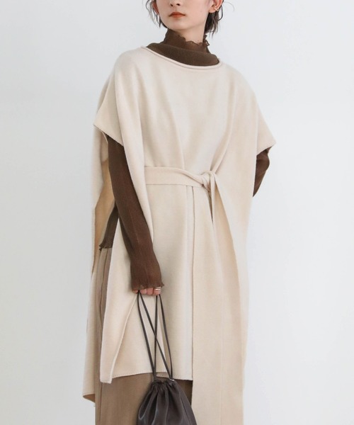 select MOCA/ウエストベルトコート select MOCA（セレクトモカ）の「レイヤード風ウエストベルト