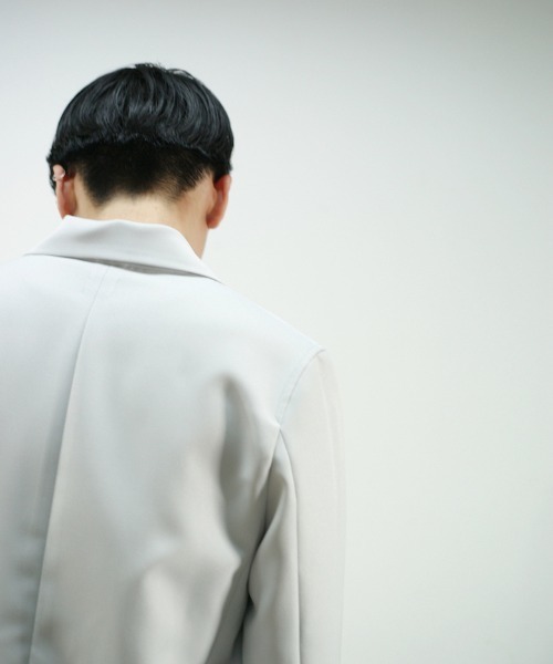 KAIKO(カイコー)の「KAIKO BUTTONLESS JACKET(テーラードジャケット・メンズ・ライトグレー/ブラック/ダークグレー・M/L)」の13枚目の写真