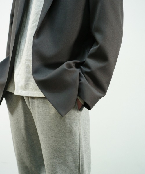 KAIKO(カイコー)の「KAIKO BUTTONLESS JACKET(テーラードジャケット・メンズ・ライトグレー/ブラック/ダークグレー・M/L)」の19枚目の写真