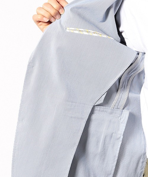 COMME　CA COMMUNE（コムサコミューン）の「コードレーンジャケット（テーラードジャケット・メンズ・ブルー・SMALL/MEDIUM/LARGE）」の6枚目の写真