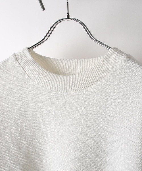 NILWAY(ニルウェイ)の「【Nilway】ミラノリブTシャツ【ヘビーウェイト】(Tシャツ/カットソー・メンズ・ブラック/ベージュ/ブラウン/グレー/オフホワイト/ブルー・MEDIUM/LARGE/X-LARGE)」の8枚目の写真
