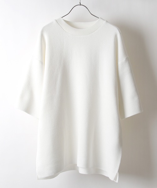 NILWAY(ニルウェイ)の「【Nilway】ミラノリブTシャツ【ヘビーウェイト】(Tシャツ/カットソー・メンズ・ブラック/ベージュ/ブラウン/グレー/オフホワイト/ブルー・MEDIUM/LARGE/X-LARGE)」の12枚目の写真