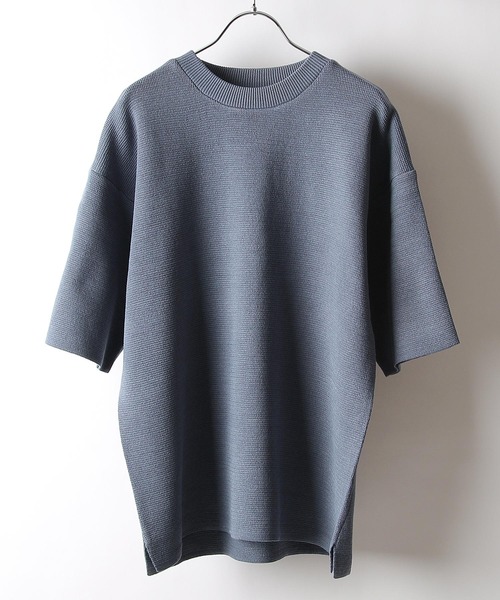 NILWAY(ニルウェイ)の「【Nilway】ミラノリブTシャツ【ヘビーウェイト】(Tシャツ/カットソー・メンズ・ブラック/ベージュ/ブラウン/グレー/オフホワイト/ブルー・MEDIUM/LARGE/X-LARGE)」の11枚目の写真