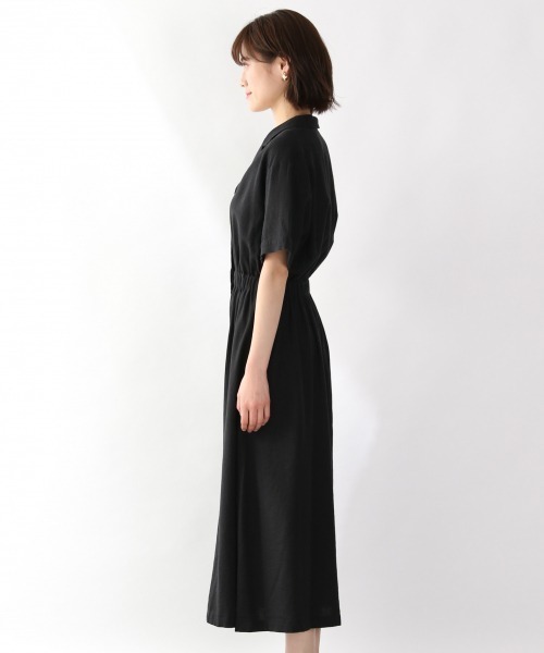 LOWRYS FARM（ローリーズファーム）の「カイキンワンピコート／ＳＳ　877235（ワンピース・レディース・アイボリー/ブラック/カーキ/イエロー・FREE）」の6枚目の写真