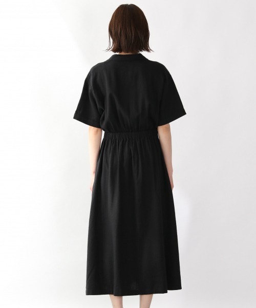 LOWRYS FARM（ローリーズファーム）の「カイキンワンピコート／ＳＳ　877235（ワンピース・レディース・アイボリー/ブラック/カーキ/イエロー・FREE）」の7枚目の写真