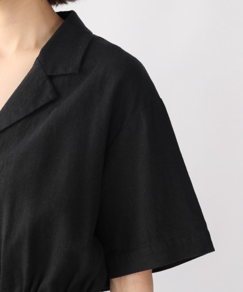 LOWRYS FARM（ローリーズファーム）の「カイキンワンピコート／ＳＳ　877235（ワンピース・レディース・アイボリー/ブラック/カーキ/イエロー・FREE）」の9枚目の写真