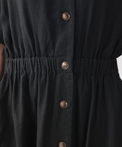 LOWRYS FARM（ローリーズファーム）の「カイキンワンピコート／ＳＳ　877235（ワンピース・レディース・アイボリー/ブラック/カーキ/イエロー・FREE）」の11枚目の写真