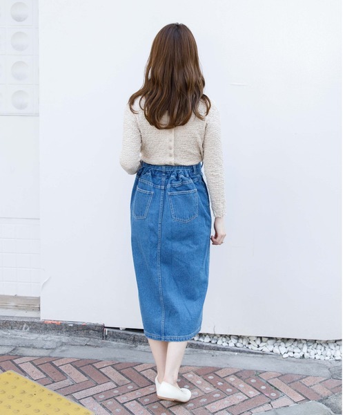 gucci スカート　デニム　フラワー　バラ　ローズ　2018 国内発送☆】ポピーフラワー 花柄 プリント ロング スカート