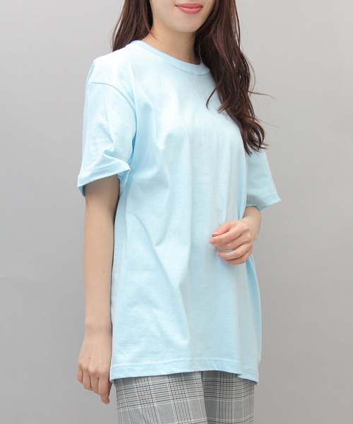 United Athle(ユナイテッドアスレ)の「パステルカラー ビッグTシャツ(Tシャツ/カットソー・メンズ・ライトブルー/ミント/ライトパープル/ライトイエロー/オレンジ系その他/ライトピンク・L/XL)」の12枚目の写真