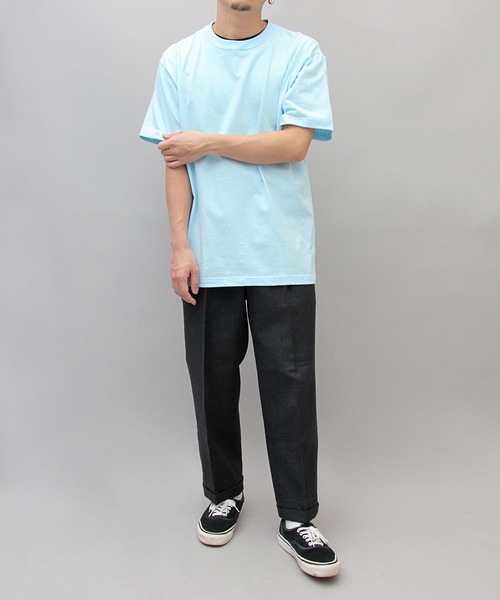 United Athle(ユナイテッドアスレ)の「パステルカラー ビッグTシャツ(Tシャツ/カットソー・メンズ・ライトブルー/ミント/ライトパープル/ライトイエロー/オレンジ系その他/ライトピンク・L/XL)」の22枚目の写真