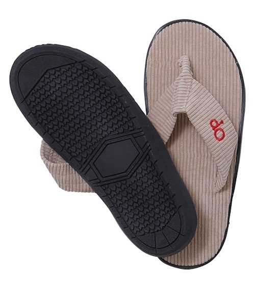 Ocean Pacific（オーシャンパシフィック）の「【OP/オーピー】メンズビーチサンダル / コーデュロイ ビーサン サーフ（サンダル・メンズ・ネイビー/ブラック/カーキ/ベージュ・25cm/27cm/24cm/26cm/23cm）」の7枚目の写真