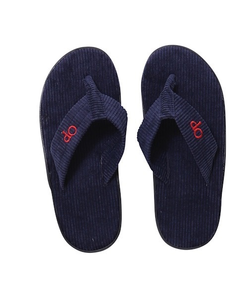 Ocean Pacific（オーシャンパシフィック）の「【OP/オーピー】メンズビーチサンダル / コーデュロイ ビーサン サーフ（サンダル・メンズ・ネイビー/ブラック/カーキ/ベージュ・25cm/27cm/24cm/26cm/23cm）」の6枚目の写真