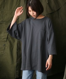 Goodwear（グッドウェア）の「Good wear グッドウェア SUPER BIGシルエット　ポケットTシャツ 2W7-2501（Tシャツ/カットソー）」