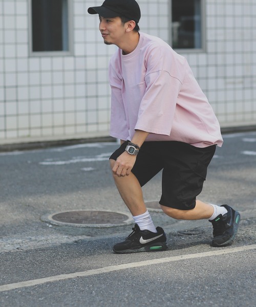 Goodwear(グッドウェア)の「Good wear グッドウェア SUPER BIGシルエット ポケットTシャツ 2W7-2501(Tシャツ/カットソー・メンズ・杢グレー/マスタード/ブラック/ホワイト/ライトブルー/チャコールグレー/ライトカーキ/ベージュ/ネイビー/スモークピンク/ライトベージュ/ライトパープル/カーキブラウン/グレー/ブルー系その他/イエロー系その他/オレンジ系その他/ミント/ダークグリーン/ライトピンク/グレー系その他・S/M/L/XL)」の20枚目の写真