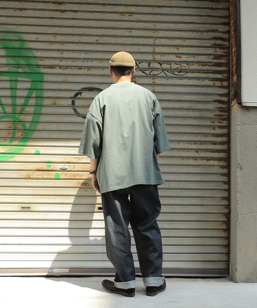 WAIPER Goodwear SUPER BIG S/S ポケットTシャツ WAIPER×Goodwear 2W7-14226 SUPER BIG カットオフ PIGMENT DYED