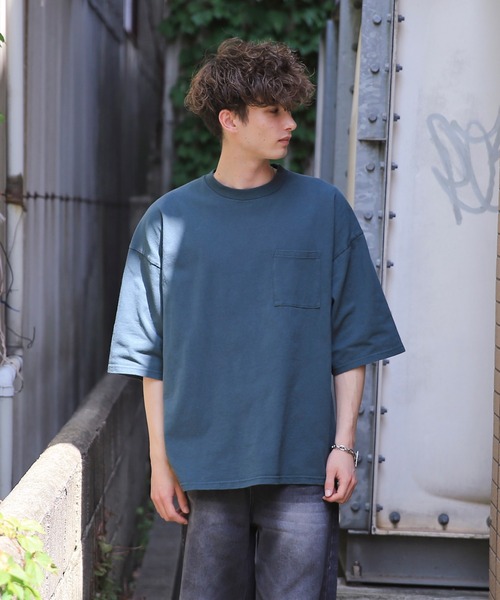 WAIPER Goodwear SUPER BIG S/S ポケットTシャツ Goodwear グッドウェア 2W7-2501 USAコットン S/S 四角ポケット