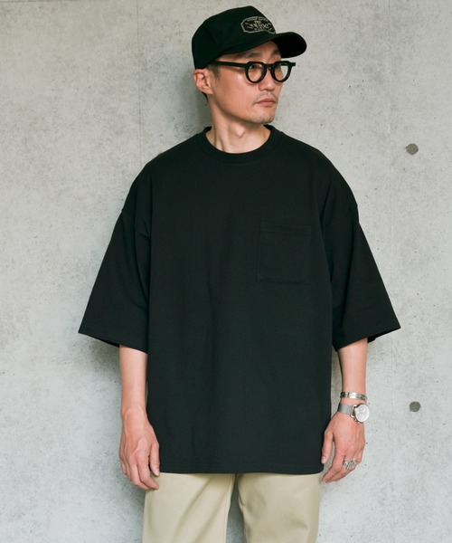 WAIPER Goodwear SUPER BIG S/S ポケットTシャツ WAIPER×Goodwear 2W7-14226 SUPER BIG カットオフ PIGMENT DYED