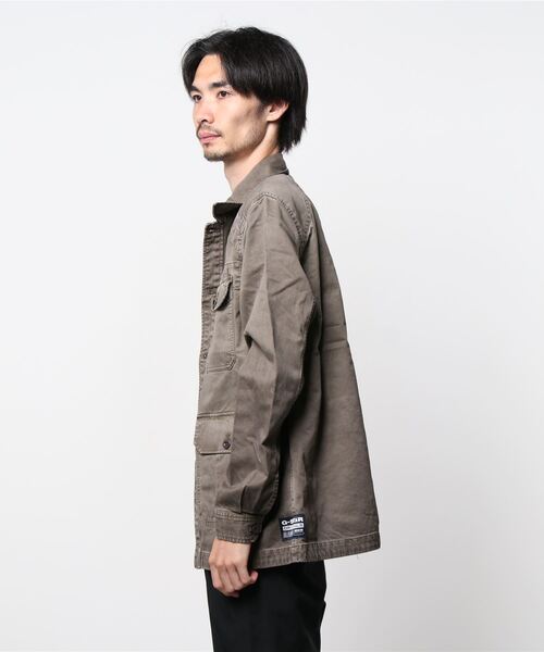 G-STAR（ジースター）の「UTILITY 4 POCKET INDOOR JACKET（ミリタリージャケット・メンズ・ベージュ系その他・SMALL/MEDIUM/LARGE/X-SMALL）」の8枚目の写真
