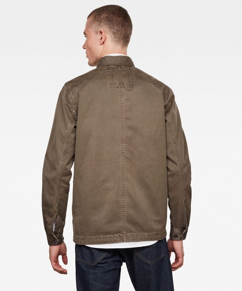 G-STAR（ジースター）の「UTILITY 4 POCKET INDOOR JACKET（ミリタリージャケット・メンズ・ベージュ系その他・SMALL/MEDIUM/LARGE/X-SMALL）」の3枚目の写真