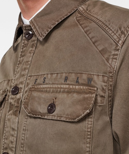 G-STAR（ジースター）の「UTILITY 4 POCKET INDOOR JACKET（ミリタリージャケット・メンズ・ベージュ系その他・SMALL/MEDIUM/LARGE/X-SMALL）」の6枚目の写真