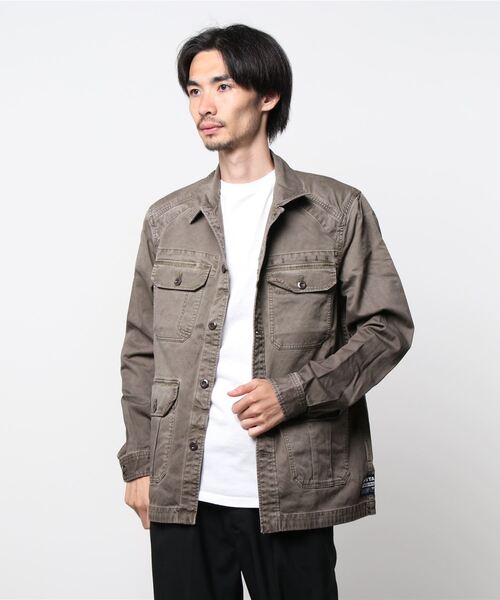 G-STAR（ジースター）の「UTILITY 4 POCKET INDOOR JACKET（ミリタリージャケット・メンズ・ベージュ系その他・SMALL/MEDIUM/LARGE/X-SMALL）」の11枚目の写真