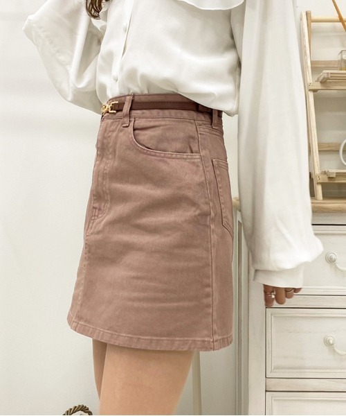 apres jour（アプレジュール）の「ベーシック台形スカート【ZOZOTOWN限定アイテム】（スカート・レディース・ブラック/オフホワイト/その他/ダークブルー/モカ/ミント・SMALL/MEDIUM/LARGE/X-LARGE）」の8枚目の写真