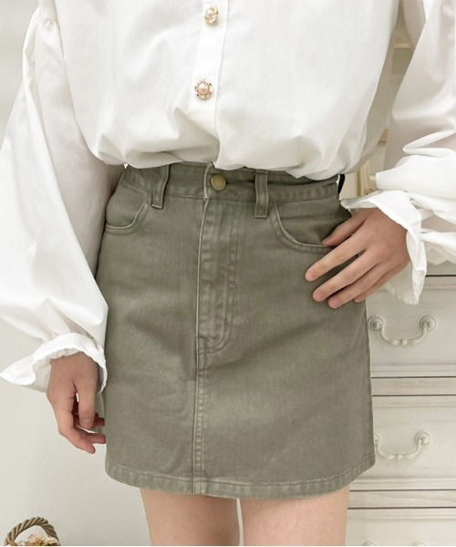 apres jour（アプレジュール）の「ベーシック台形スカート【ZOZOTOWN限定アイテム】（スカート・レディース・ブラック/オフホワイト/その他/ダークブルー/モカ/ミント・SMALL/MEDIUM/LARGE/X-LARGE）」の14枚目の写真