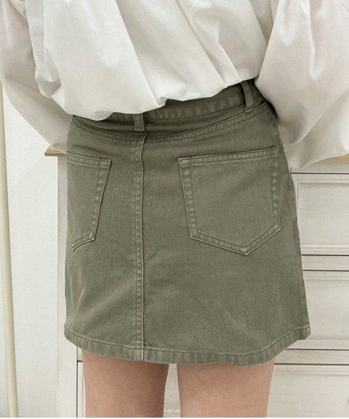 apres jour（アプレジュール）の「ベーシック台形スカート【ZOZOTOWN限定アイテム】（スカート・レディース・ブラック/オフホワイト/その他/ダークブルー/モカ/ミント・SMALL/MEDIUM/LARGE/X-LARGE）」の16枚目の写真