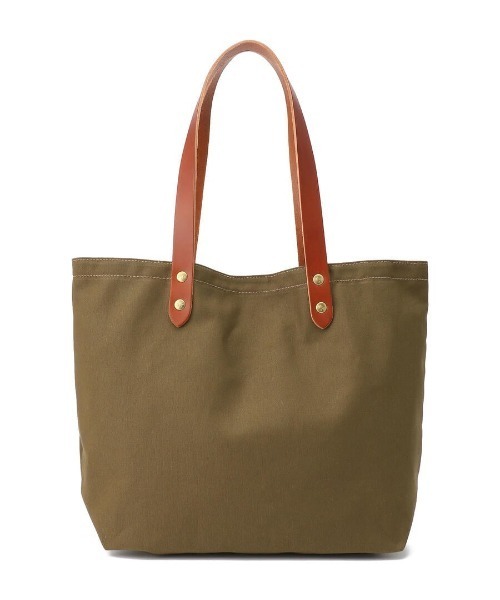 IL BISONTE（イルビゾンテ）の「IL BISONTE / CANVAS x LEATHER / トートバッグ（トートバッグ・レディース・ブラック/ダークブラウン/レッド/ライトブラウン/ブラック×ブラック/ブラック系その他/ライトオリーブ/ダークブラウン系/ネイビー・FREE）」の11枚目の写真