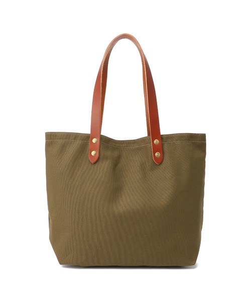 IL BISONTE(イルビゾンテ)の「IL BISONTE / CANVAS x LEATHER / トートバッグ(トートバッグ・レディース・ブラック/ダークブラウン/レッド/ライトブラウン/ブラック×ブラック/ブラック系その他/ライトオリーブ/ダークブラウン系/ネイビー・FREE)」の17枚目の写真