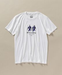 【SHIPS別注】MACOBER: フラッシャー ユニセックス プリント/エンブロイダリー Tシャツ