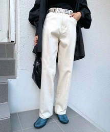 WHO'S WHO gallery | センタープレスハイウエストデニム(デニムパンツ)