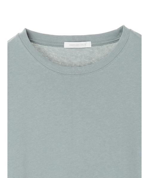 AMERICAN HOLIC（アメリカンホリック）の「前後差5分袖カットチュニック　＊（Tシャツ/カットソー・レディース・オフホワイト/チャコールグレー/ブラウン/サックスブルー/ベージュ・FREE）」の15枚目の写真