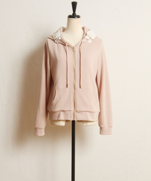 tocco closet（トッコ クローゼット）の「フードフラワーレース