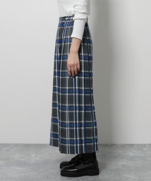PAGEBOY（ページボーイ）の「モールチェックスカート（スカート・レディース・グリーン系その他/ブルー系その他・SMALL/MEDIUM）」の9枚目の写真