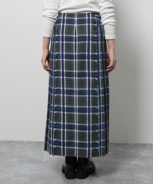 PAGEBOY（ページボーイ）の「モールチェックスカート（スカート・レディース・グリーン系その他/ブルー系その他・SMALL/MEDIUM）」の10枚目の写真