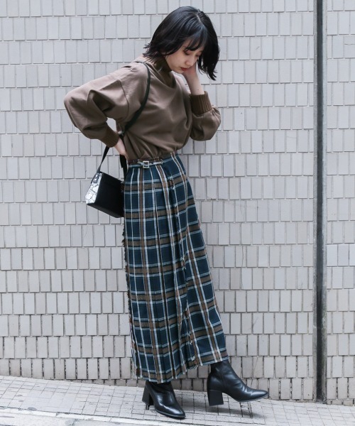 PAGEBOY（ページボーイ）の「モールチェックスカート（スカート・レディース・グリーン系その他/ブルー系その他・SMALL/MEDIUM）」の17枚目の写真