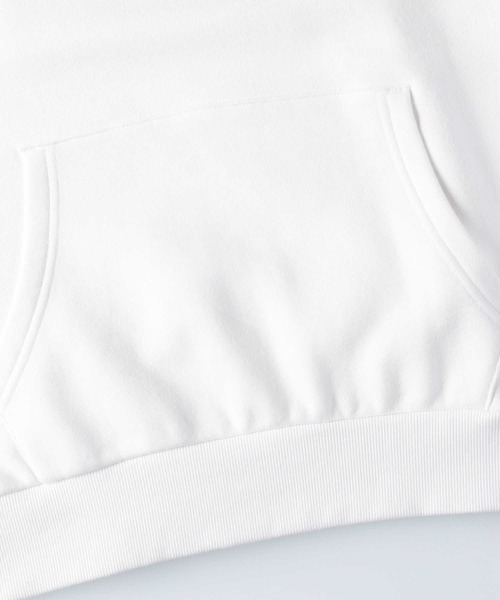 CAMP7（キャンプセブン）の「【CAMP7】ボックスロゴプリントパーカー（パーカー・レディース・ホワイト/ベージュ/グリーン・M/L）」の19枚目の写真