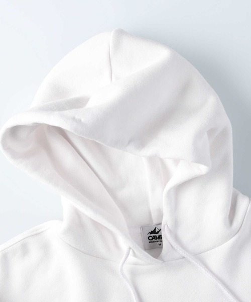 CAMP7（キャンプセブン）の「【CAMP7】ボックスロゴプリントパーカー（パーカー・レディース・ホワイト/ベージュ/グリーン・M/L）」の21枚目の写真