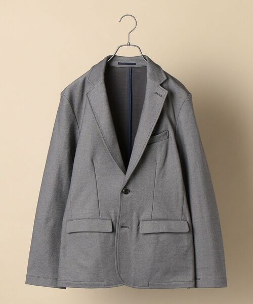 SHIPS(シップス)の「【WEB限定】SHIPS: ≪手洗い可能≫ セットアップ対応 SOLOTEX(R) ジャージー ジャケット(テーラードジャケット・メンズ・カーキ/ネイビー/ブラック/チャコールグレー・X-LARGE/XX-LARGE/SMALL/MEDIUM/LARGE)」の11枚目の写真
