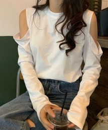 CHEATFULLDAYS | レディース 肩出し長袖トップス(Tシャツ/カットソー)