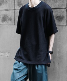 KAZUYUKI KUMAGAI ATTACHMENT | LINEN LIKE PE/RY DOUBLEFACE KNIT(ニット/セーター)