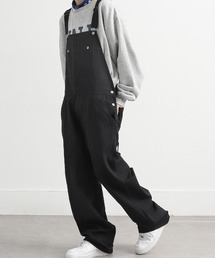 ZIP FIVE（ジップファイブ）の「【ZIP FIVE】 カツラギ ツイル ワイド オーバーオール パンツ（サロペット/オーバーオール）」