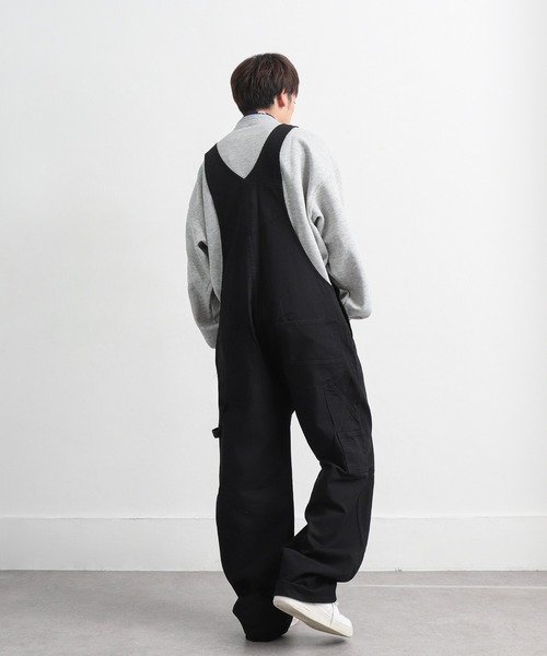 ZIP FIVE（ジップファイブ）の「【ZIP FIVE】 カツラギ ツイル ワイド オーバーオール パンツ（サロペット/オーバーオール・メンズ・ブラック/ホワイト/ブラウン・X-LARGE/MEDIUM/SMALL/LARGE/X-SMALL）」の22枚目の写真