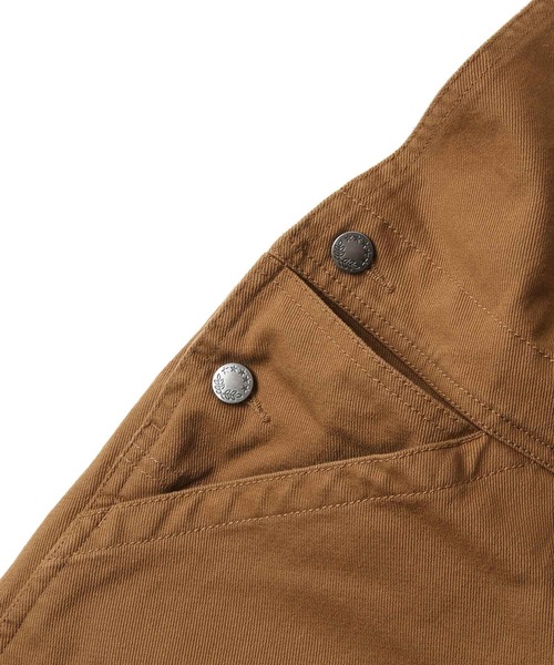 ZIP FIVE（ジップファイブ）の「【ZIP FIVE】 カツラギ ツイル ワイド オーバーオール パンツ（サロペット/オーバーオール・メンズ・ブラック/ホワイト/ブラウン・X-LARGE/MEDIUM/SMALL/LARGE/X-SMALL）」の11枚目の写真