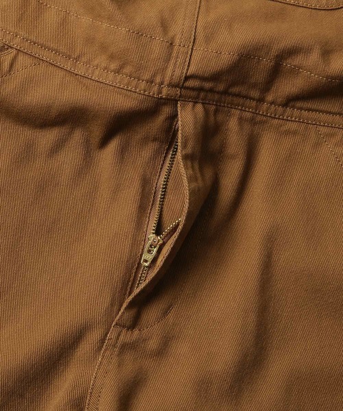 ZIP FIVE（ジップファイブ）の「【ZIP FIVE】 カツラギ ツイル ワイド オーバーオール パンツ（サロペット/オーバーオール・メンズ・ブラック/ホワイト/ブラウン・X-LARGE/MEDIUM/SMALL/LARGE/X-SMALL）」の12枚目の写真