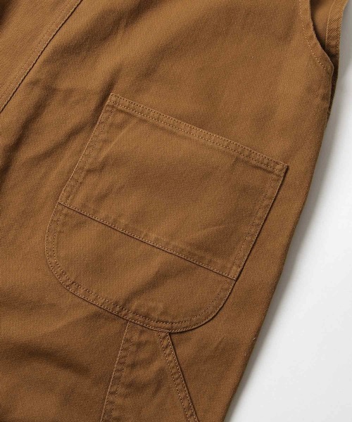 ZIP FIVE（ジップファイブ）の「【ZIP FIVE】 カツラギ ツイル ワイド オーバーオール パンツ（サロペット/オーバーオール・メンズ・ブラック/ホワイト/ブラウン・X-LARGE/MEDIUM/SMALL/LARGE/X-SMALL）」の16枚目の写真